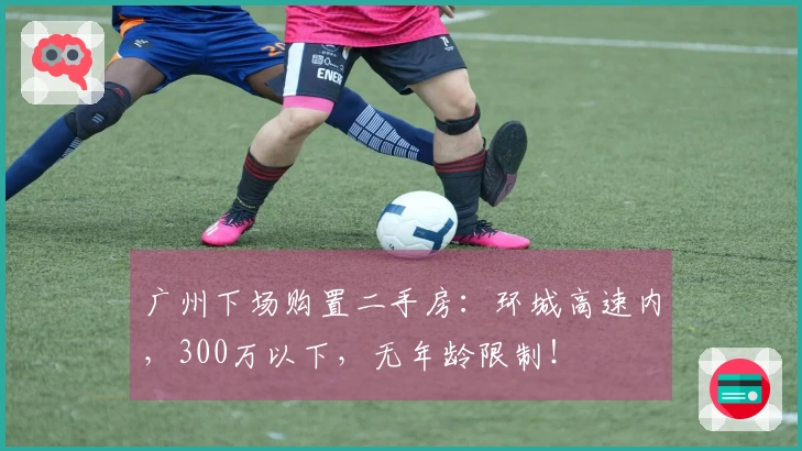 广州下场购置二手房：环城高速内，300万以下，无年龄限制！